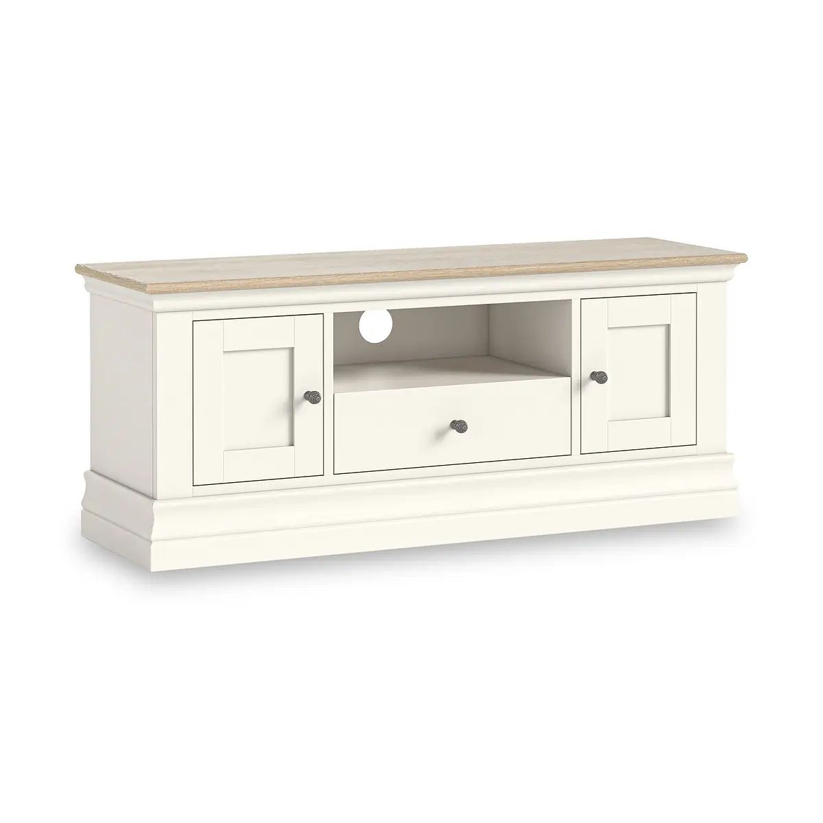Roseland Furniture Grade B Linden Cream 120cm TV Unit RRP £340