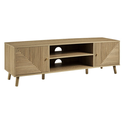 Dusk Grade B Dora Light Wood TV Unit for TVs up to 60" RRP £209
