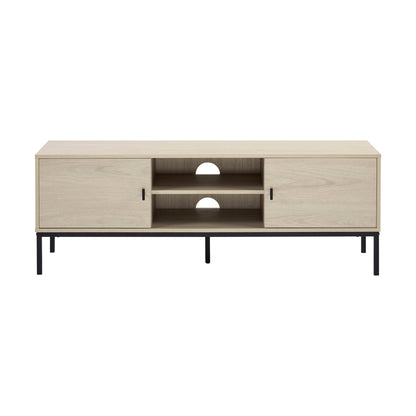 DUS-CC2-00285 Grade-B Dusk Willow 140cm TV Unit - Light Wood RRP £134.00