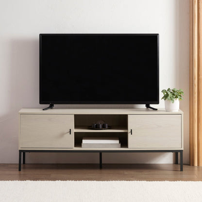 DUS-CC2-03458 Grade-BER Dusk Willow 140cm TV Unit - Light Wood RRP £97.00