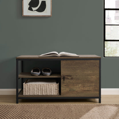 DUS-CC2-00101 Grade-B Dusk Willow Shoe Storage Bench - Mango Wood RRP £45.00