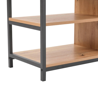 DUS-CC2-03292 Grade-B Dusk Willow Shoe Storage Bench - Oak Effect RRP £67.00