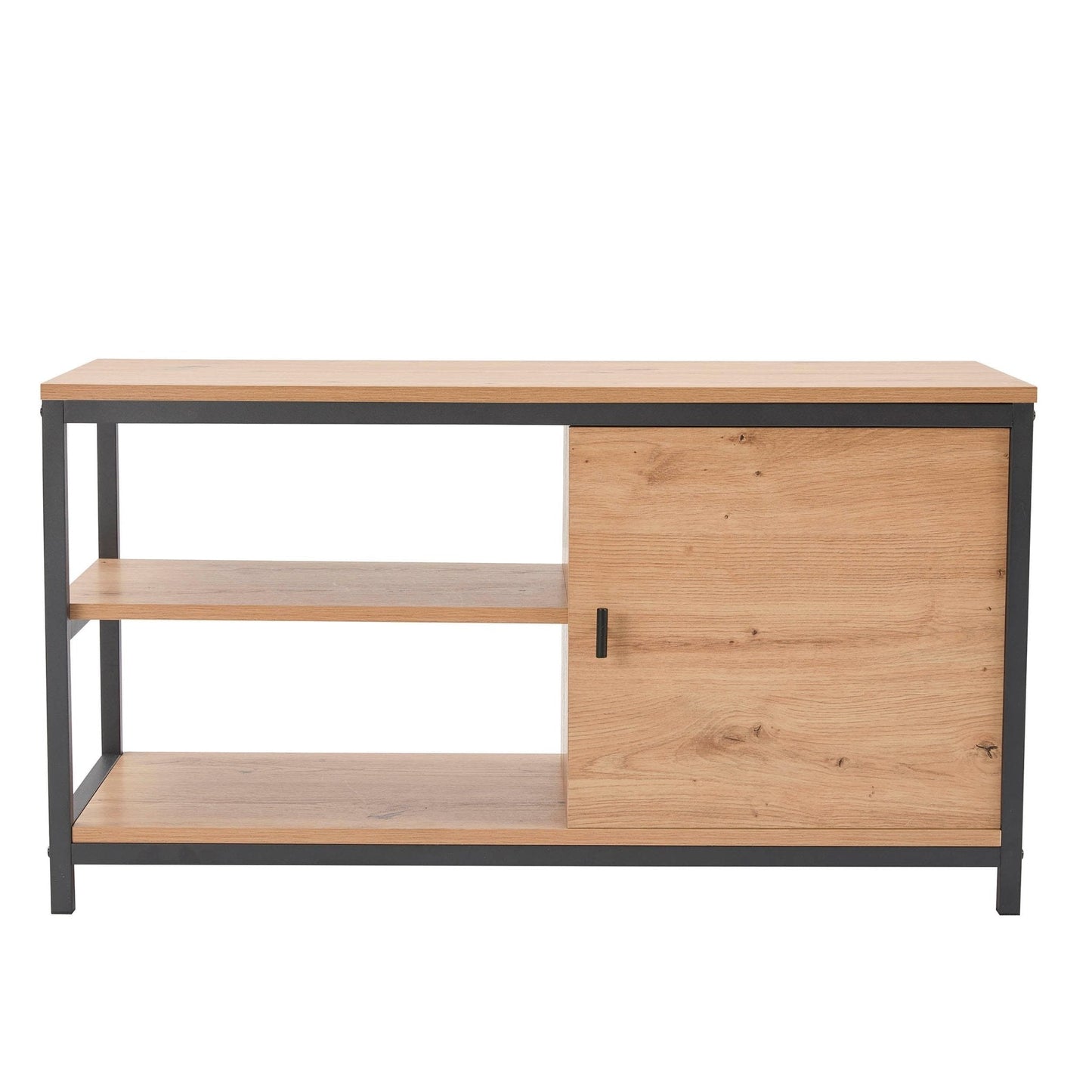 DUS-CC2-03292 Grade-B Dusk Willow Shoe Storage Bench - Oak Effect RRP £67.00