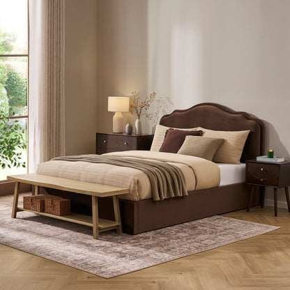 DUS-CC2-05441 Grade-B Dusk Heidi Oak 6 Drawer Chest - Walnut RRP £319.00