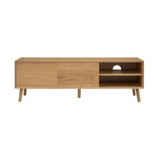 Dusk Grade B Heidi Light Oak TV Unit for TVs up to 60" RRP £237