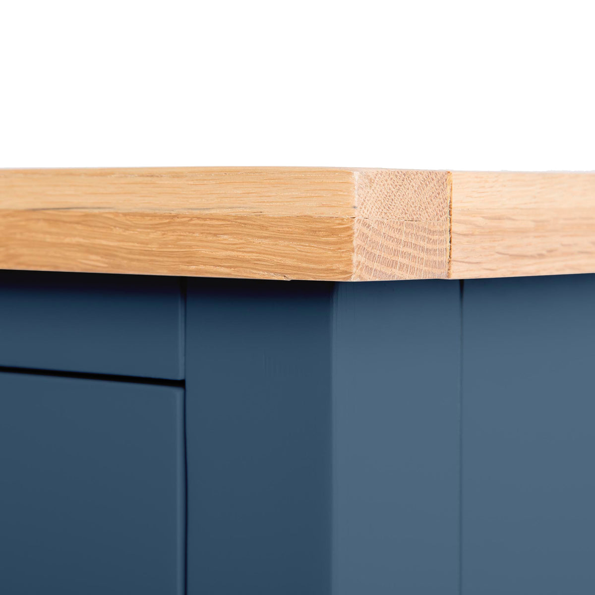 ROS-OUT-00048 Grade-C0 Roseland Furniture Farrow Navy Extra Large Sideboard RRP £399.95