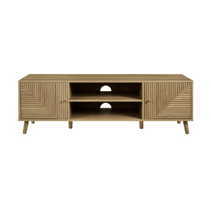 Dusk Grade B Dora Light Wood TV Unit for TVs up to 60" RRP £209