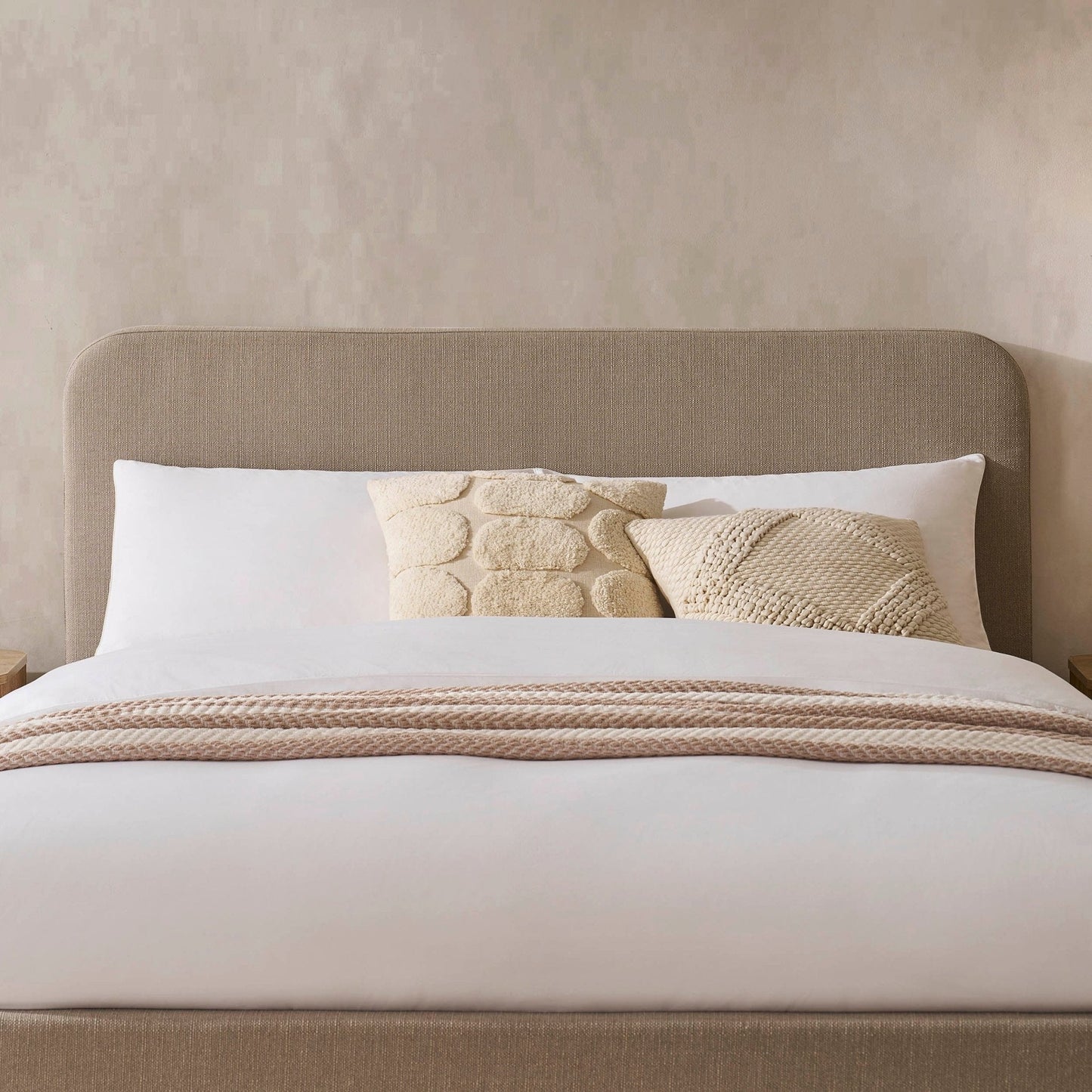 Dusk Ascot Grade B Stone Grey Super King Bed Frame RRP £299