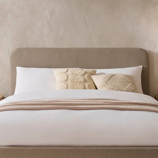 Dusk Ascot Grade B Stone Grey Super King Bed Frame RRP £299