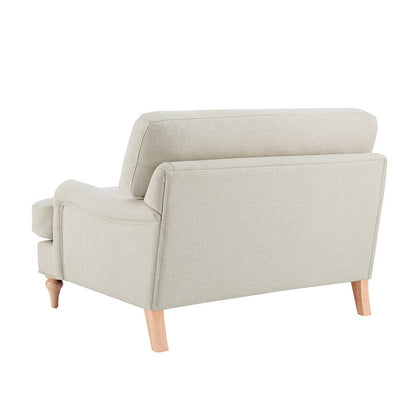 Dusk Hampshire Grade B Beige Textured Weave Love Seat RRP £341
