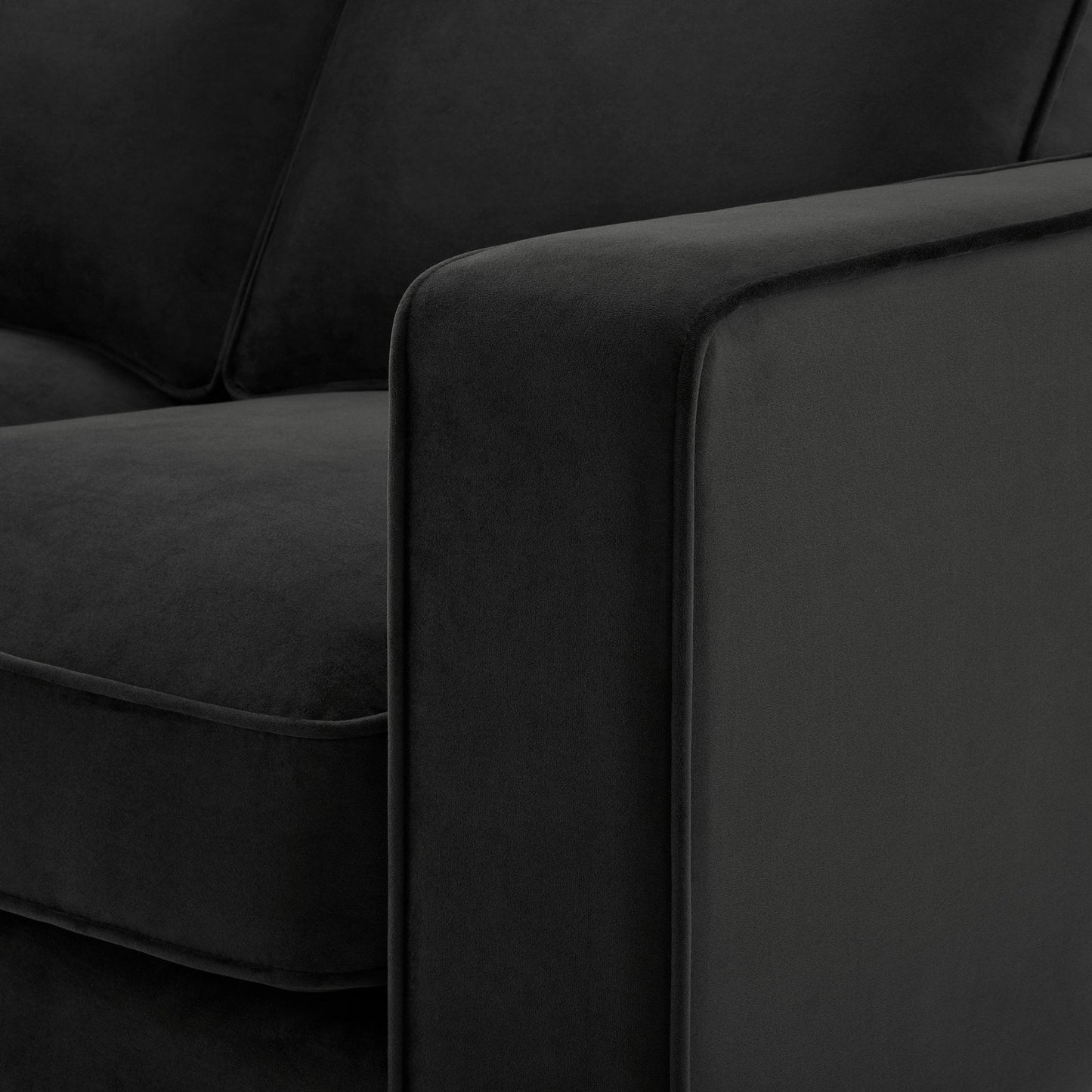 Dusk Soho Grade B Ink Velvet 2 Seater Sofa RRP £459