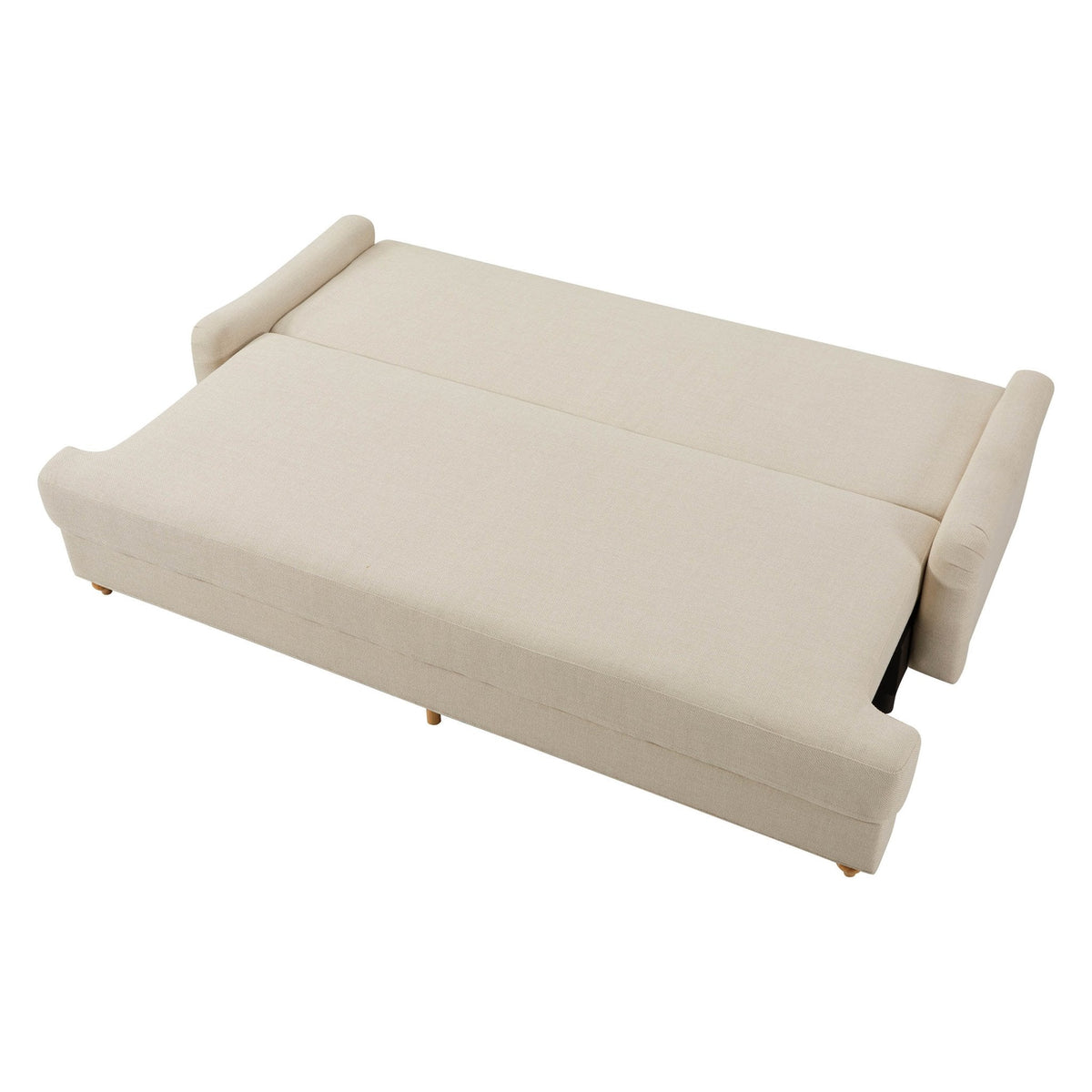Dusk Hampshire Grade B Beige Linen 3 Seater Sofa Bed RRP £759