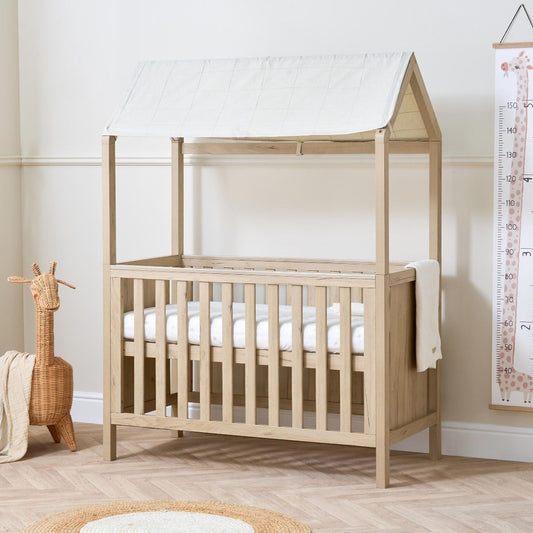 Tutti Bambini Grade B Casa 3 in 1 Mini Cot Bed - Harvet Oak Finish RRP £229
