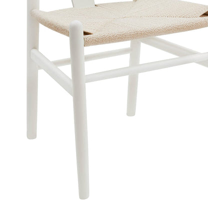 Dusk Jade Grade B Light Beige/Natural Set of 2 Dining Chairs RRP £219