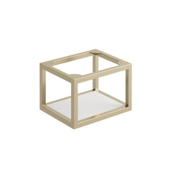 Scudo Grade A Ambience Brushed Brass 300mm x 250mm x 200mm Frame with Shelf RRP £257