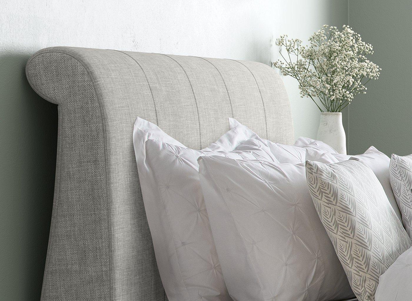 Dreams Grade B Lucia Sleepmotion 400i Silver Woven Single Adjustable Bed Frame RRP £1448