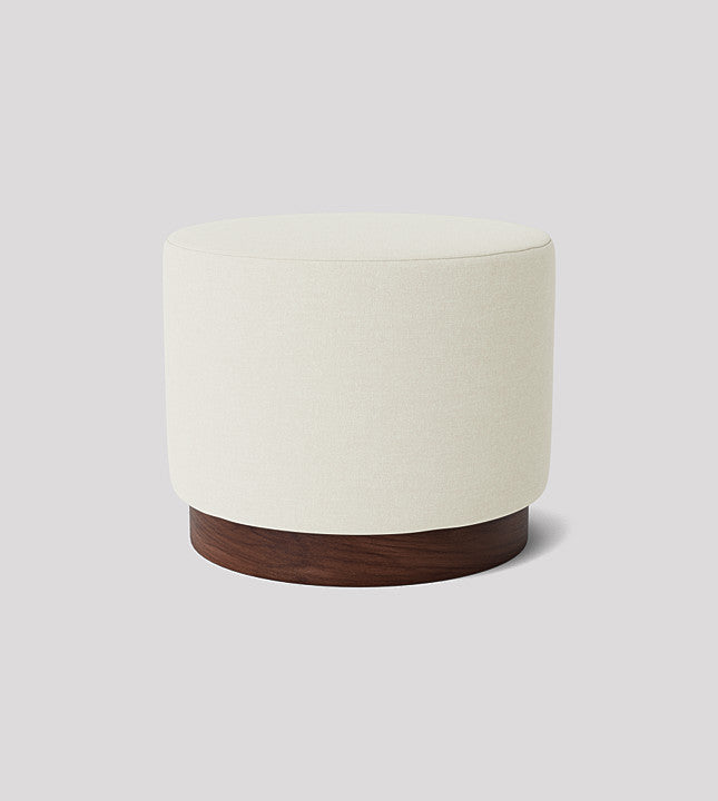 SWO-CCG-03169 Grade-B Swoon Penfold Small Ottoman in Ecru Plain Dark Base RRP £289.00