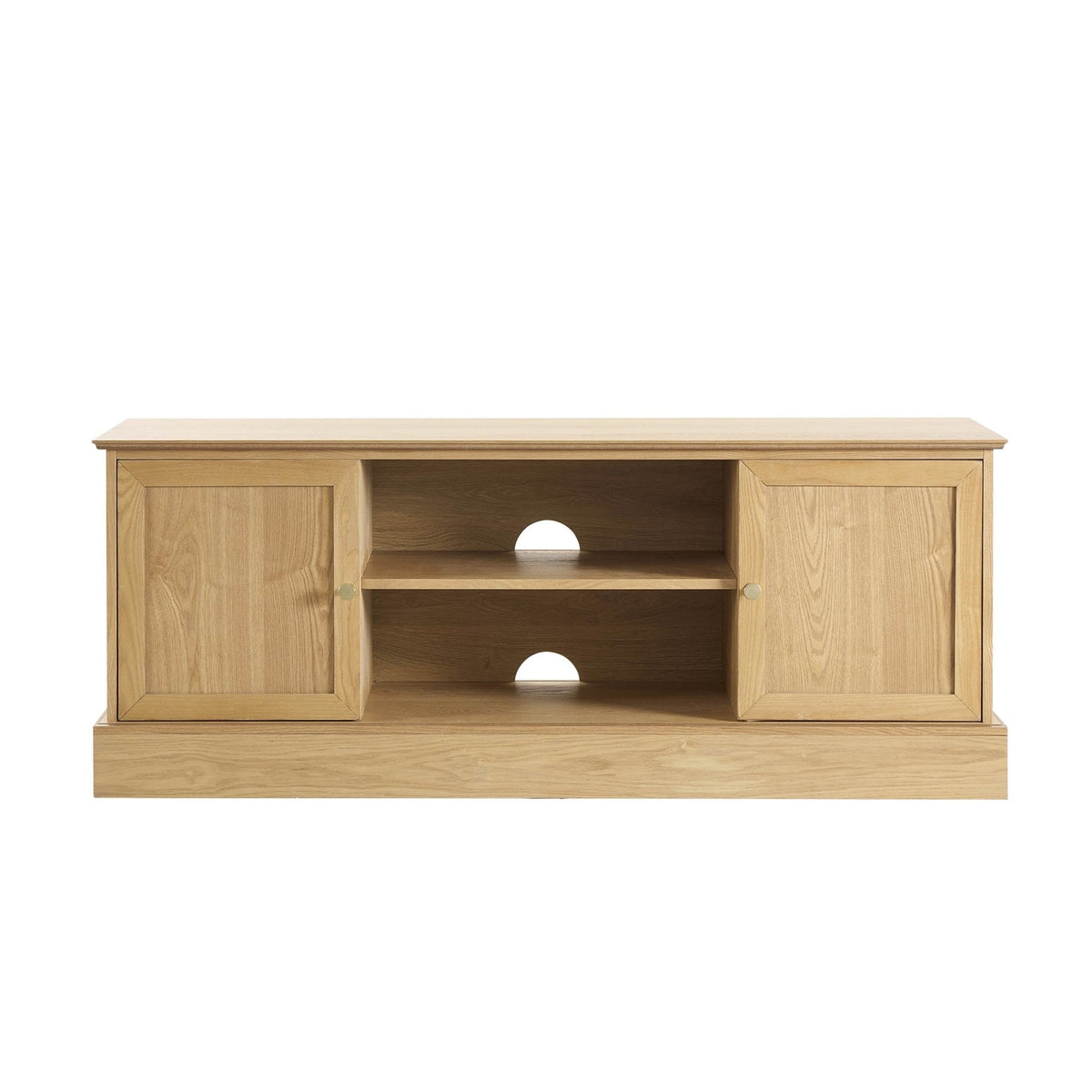 Dusk Ruby Grade B Light Wood TV Unit for TVs up to 60" RRP £219