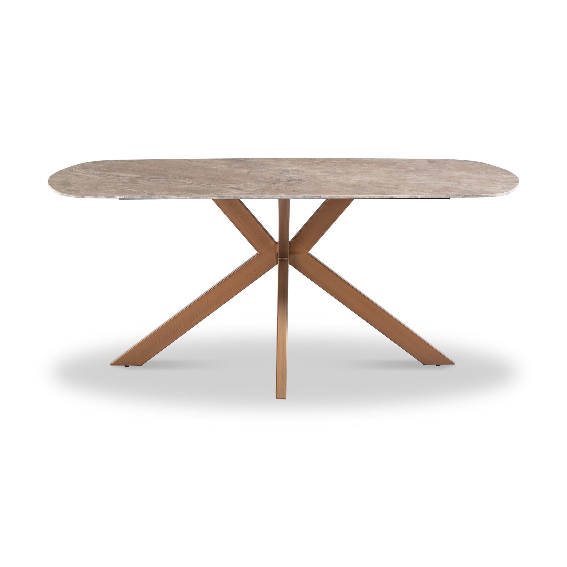 Roseland Grade B Furniture Sigurd 180cm Marble Top Dining Table RRP £750
